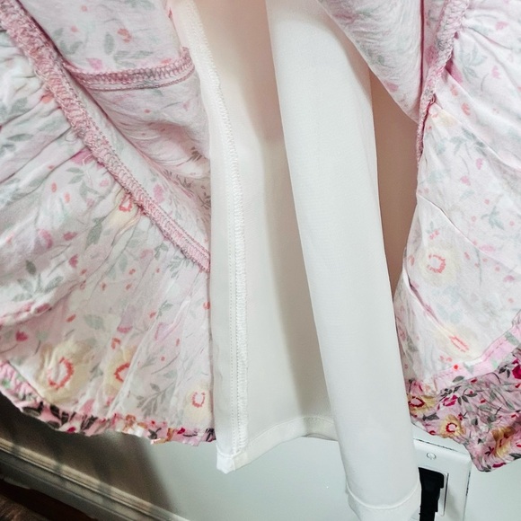 Tristan strappy floral mini dress, 12, smocked, ruffled skirt, pinks, Feminine - Picture 8 of 9